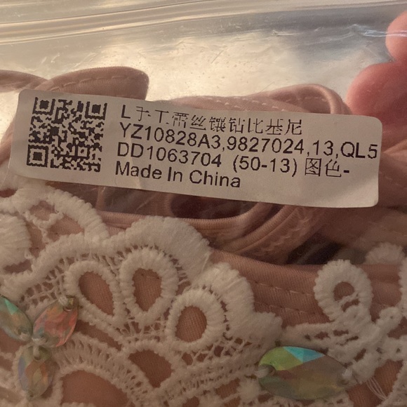 New in bag hand made bikini size large - Picture 10 of 16